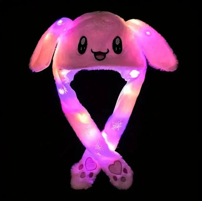 Headwear Daily  Supplies Party Home LED Funny Glowing And Ear Moving Bunny Hat Cap For Women Girls Cosplay Party Holiday Hat    Your Coastal Marketplace | Shoreshopper.com