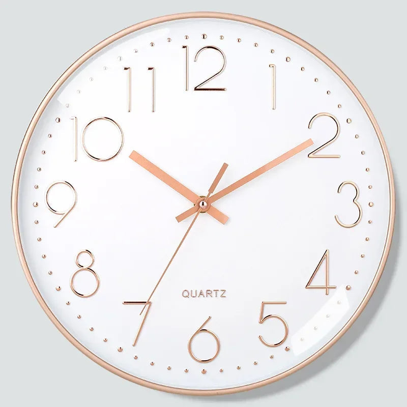 8 Inch Easy To Read Wall Clock Classic Elegant Modern Silent Quartz Clocks for Living Room Bedroom Office Study    Home Decor Supply | Online Retail | ShoreShopper.com