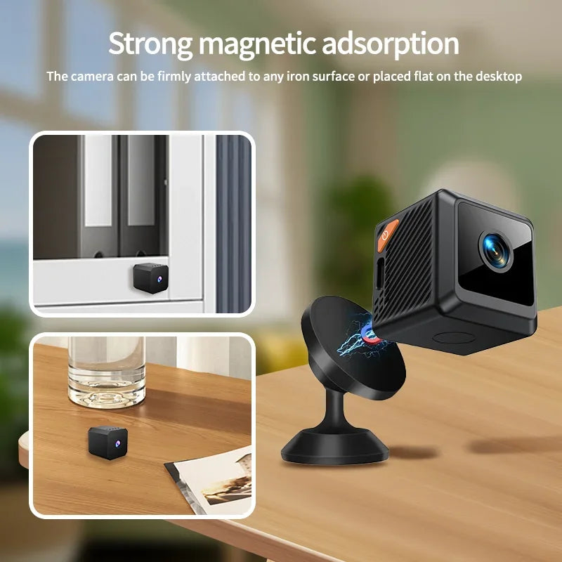 W02 1080P mini security protection home night vision surveillance Outdoor camping WIFI Subminiature smart home camera cctv video - ShoreCo.Shop