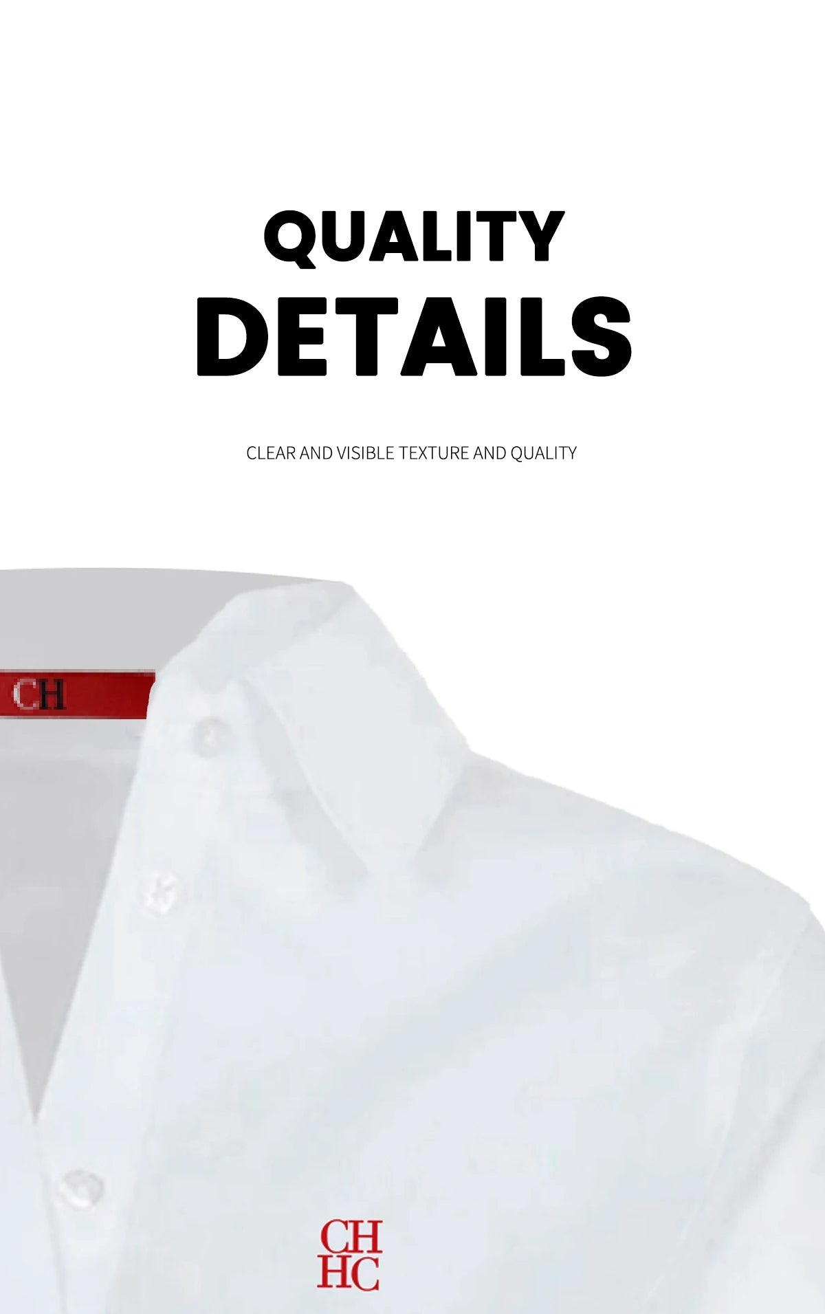 CH Women's Clothing -Women's White Button Down Shirt CHHC Logo Embroidered Long Sleeve Casual Formal Office Blouse Top    Your Coastal Marketplace | Shoreshopper.com
