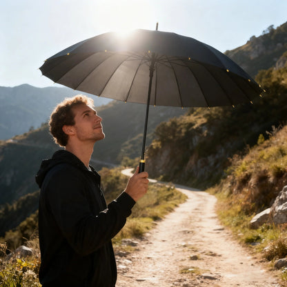 A Simple-Style Multifunctional Umbrella That Also Functions as a Flood and Mountain Disaster Prevention Tool. It Is Windproof, Rainproof, Compact, Lightweight, and Provides Sun Protection. Unisex, Perfect for Outdoor Activiti    Your Coastal Marketplace | Shoreshopper.com