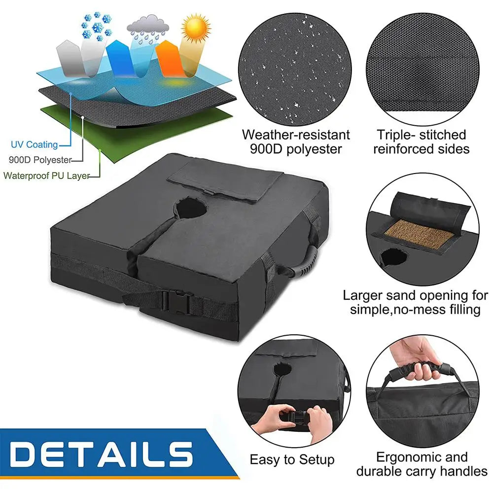 Outdoors Beach Wind-Proof Detachable Tent Accessories Fixed Sandbag Umbrella Sandbag Parasol Base Stand Sun Umbrella Base    Your Coastal Marketplace | Shoreshopper.com