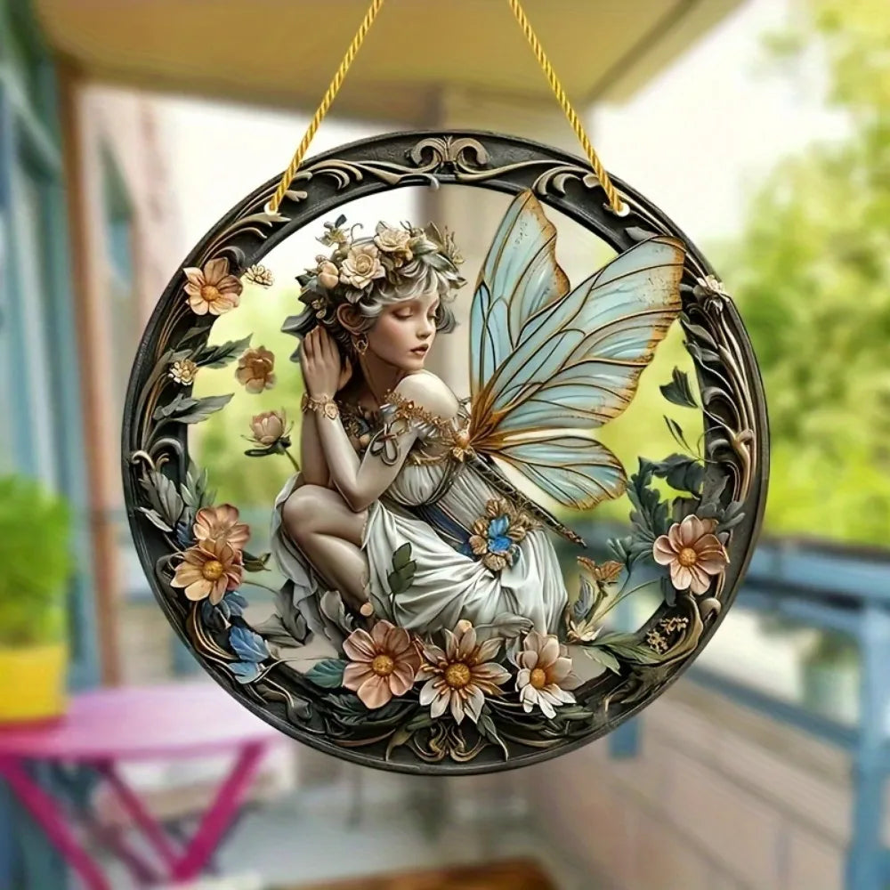 Enchanting Elf Fairy Acrylic Sun Catcher Window Door Display, Seasonal Summer Decor - for Home, Bar, for Daily Christmas Decor    Your Coastal Marketplace | Shoreshopper.com