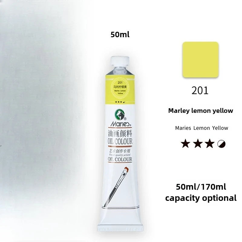 Maries Oil Paint 50ML Oil Painting Art Creation Pigment Large Oil Paint Paint Single Commonly Used 24 Colors    Home Decor Supply | Online Retail | ShoreShopper.com