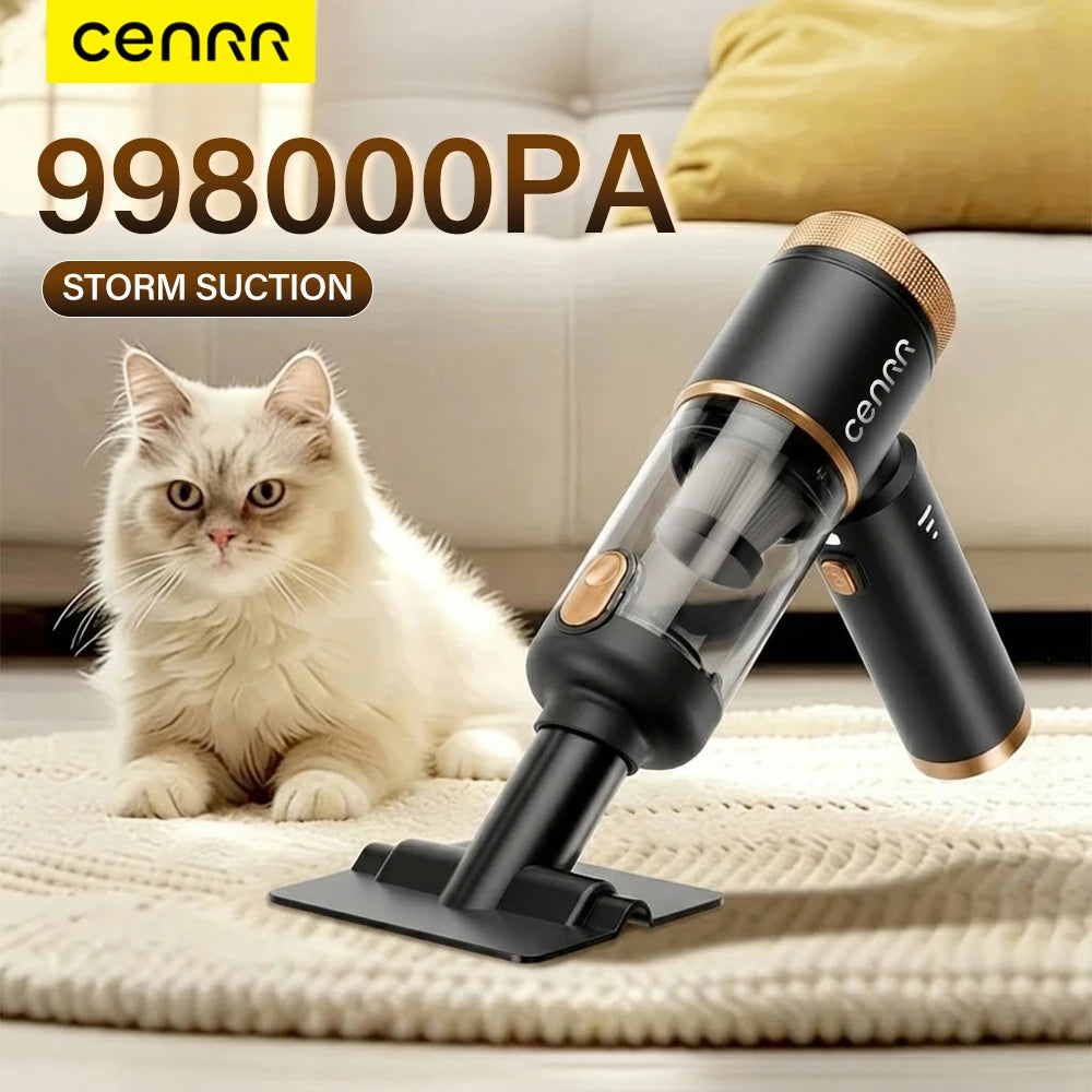 CENRR 2026 Car Vacuum Cleaner Mini 998000PA Cordless Powerful for Home Handheld Blower Car Cleaner Portable Car Vacuum Cleaner - ShoreCo.Shop
