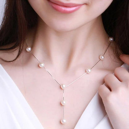 Charming White Pearl Necklace Bracelet Earring Jewelry Set Women Bridal Wedding Elegant Accessories    Home Decor Supply | Online Retail | ShoreShopper.com