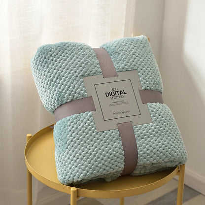 Fluffy Coral Velvet Blanket Flannel Plush Comfortable Thickened and Warm Soft Sofa Throw Blanket for Air-Conditioned Room Luxury    Your Coastal Marketplace | Shoreshopper.com