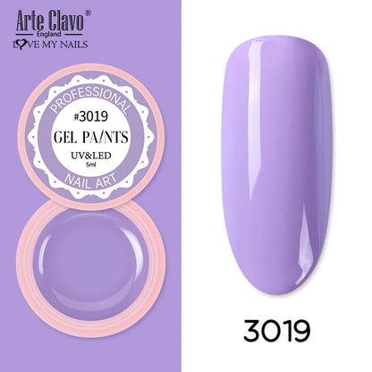 Arte Clavo Painting Gel 72 Colors 5ml Professional Nail Paint Color Gel Polish For Nail Art UV Gel Lacquer Gel Top Coat Manicure    Home Decor Supply | Online Retail | ShoreShopper.com