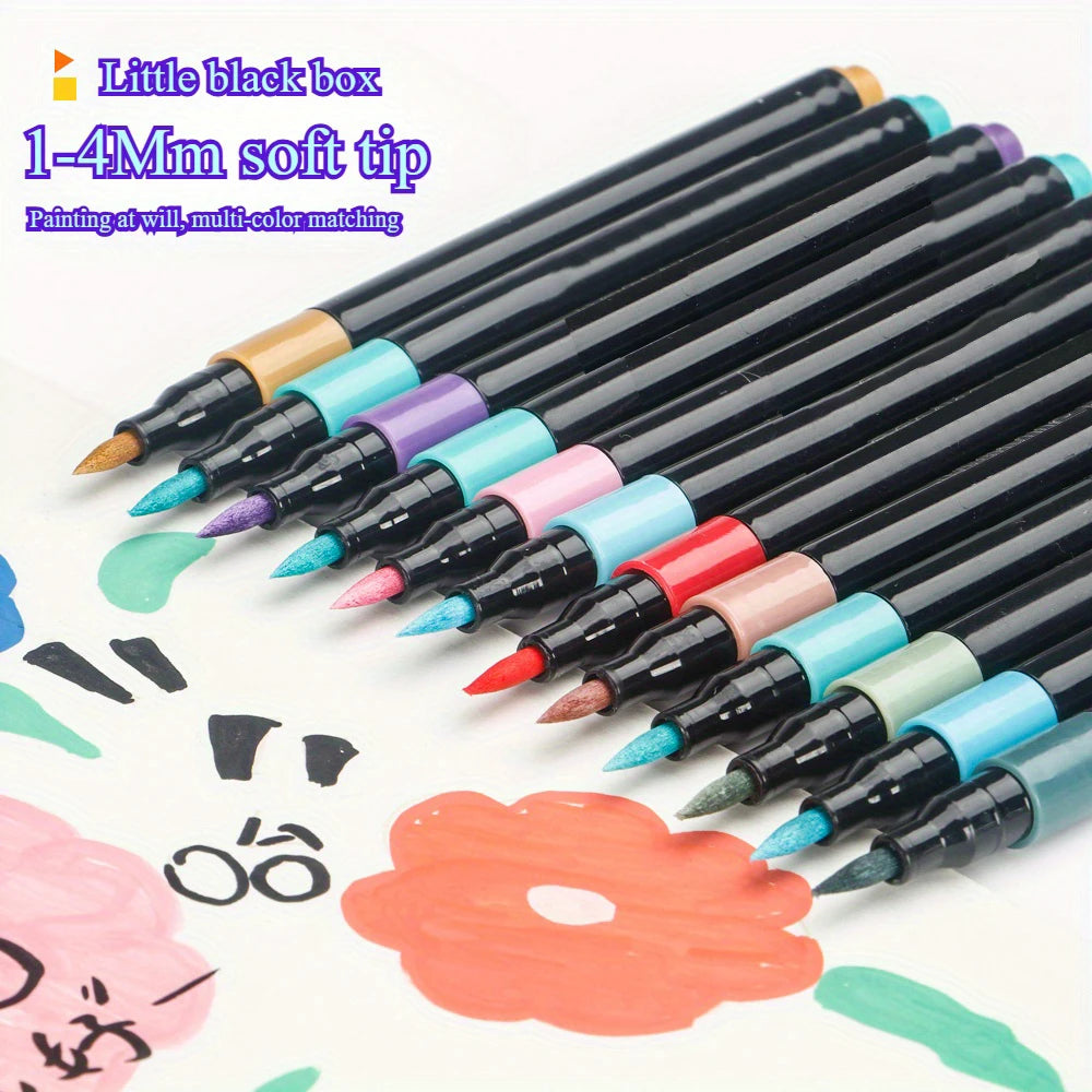 12/24/36/48 Colors Art Acrylic Markers Waterproof For Painting Wood Stone DIY Student Gift Art Stationery School Supplies    Home Decor Supply | Online Retail | ShoreShopper.com