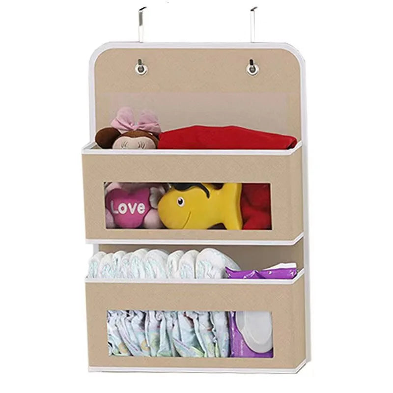 5-Shelf Hanging Storage Organizer - Behind Door, Anti-Tilt, 5 Large Capacity Pockets, Suitable for Bedroom, Bathroom    Home Decor Supply | Online Retail | ShoreShopper.com