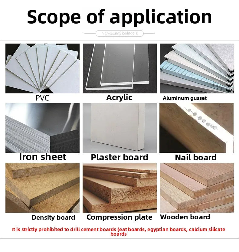 M42 bi-metal woodworking hole saw for drywall, PVC, plastic, iron plate, and recessed light drilling.    Home Decor Supply | Online Retail | ShoreShopper.com