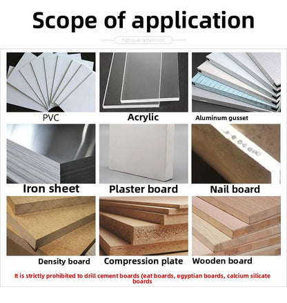 M42 bi-metal woodworking hole saw for drywall, PVC, plastic, iron plate, and recessed light drilling.    Home Decor Supply | Online Retail | ShoreShopper.com