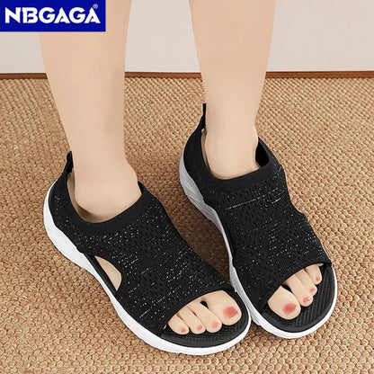 Women's Summer Shoes Breathable Open Toe Wedge Sandals Lightweight Outdoor Comfortable Ladies Casual Walking Sandals    Your Coastal Marketplace | Shoreshopper.com