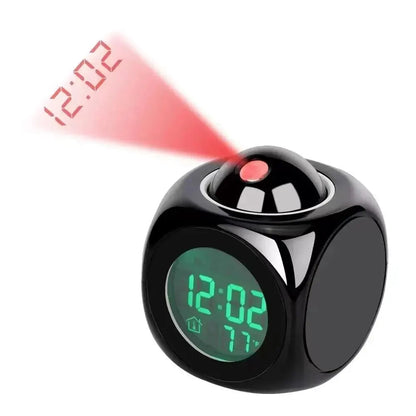 1PCProjection Alarm Clock Ceiling Display Snooze Desk Table Clock Voice Multifunction Digital Projection Clock Temperature Displ    Home Decor Supply | Online Retail | ShoreShopper.com