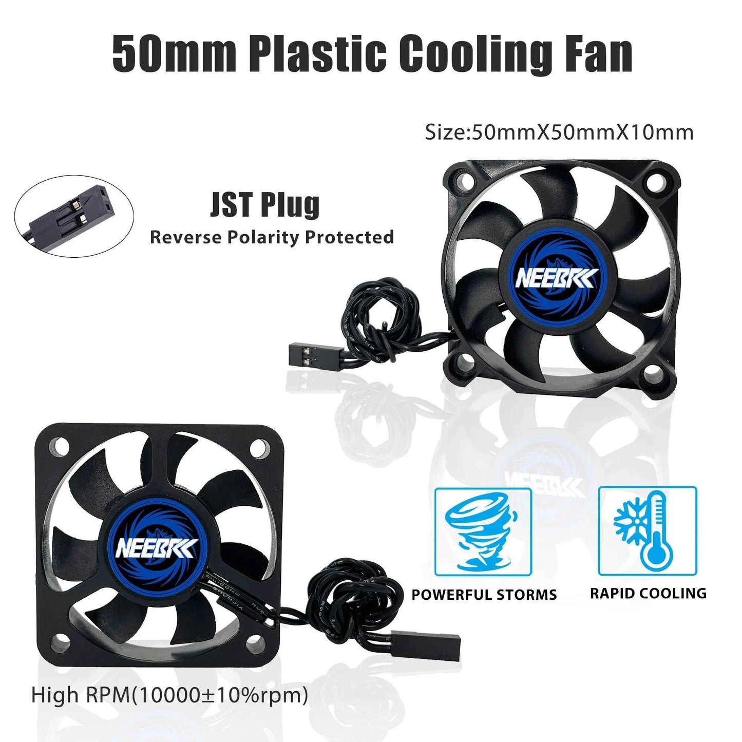 RC Motor Waterproof Fan 25/30/35/40/45/50mm 10000-30000RPM 5V-12V DC Rapid Cool Cooling Heatsink for Brushless Motor 28/36/42mm