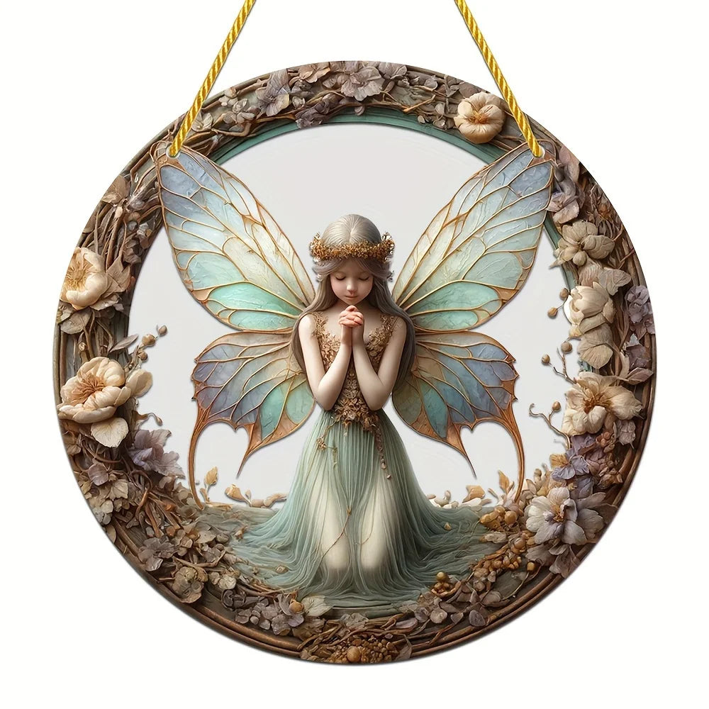 Enchanting Elf Fairy Acrylic Sun Catcher Window Door Display, Seasonal Summer Decor - for Home, Bar, for Daily Christmas Decor    Your Coastal Marketplace | Shoreshopper.com