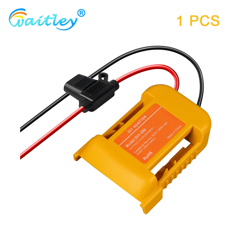 External Battery Adapter Converter for DEWALT 18V/20V/54V Battery DIY Power Tool box mod Plug accessories kit electric extension - ShoreCo.Shop