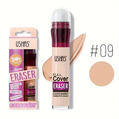 New Sponge Head Concealer for Dark Circles Freckles Acne Pigmentation and Blemishes Long Lasting Moisturizing Liquid Foundation - ShoreCo.Shop