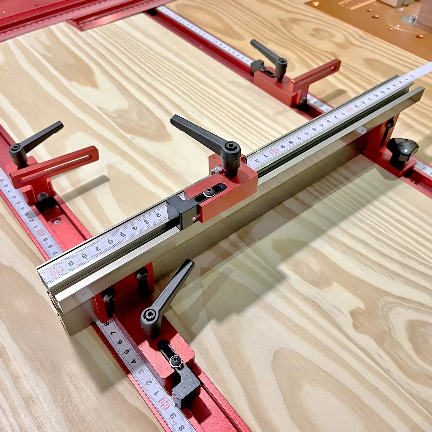 Router Table Fence Aluminum Multi T-Track Table Saw Profile Fence Woodworking T-Slot Miter Track Connector and Fence Stoppe    Home Decor Supply | Online Retail | ShoreShopper.com