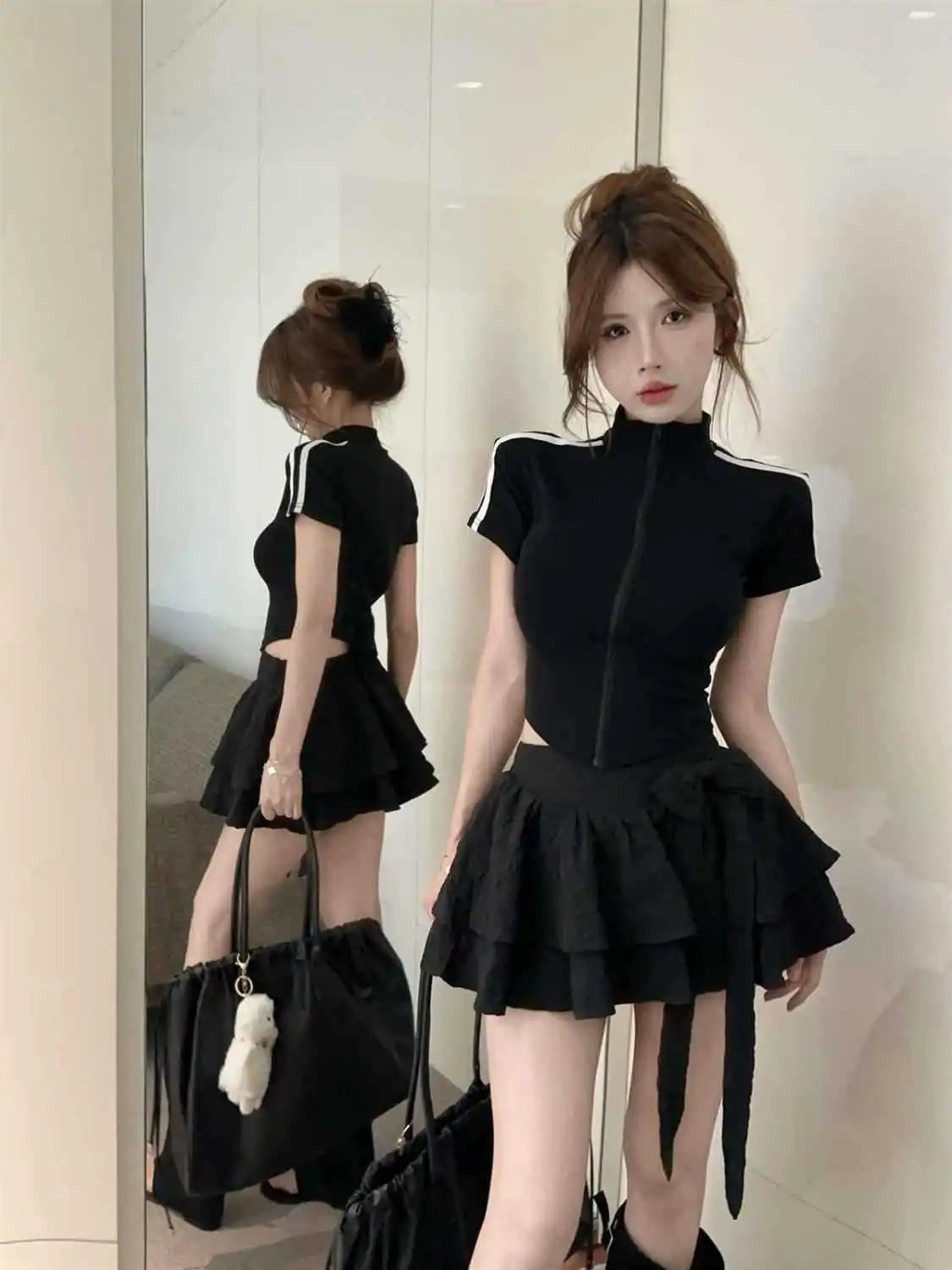Short-sleeved T Shirt For Women Sweet And Spicy Pure Desire Design Sense Slim And Slimming T-shirt    Your Coastal Marketplace | Shoreshopper.com