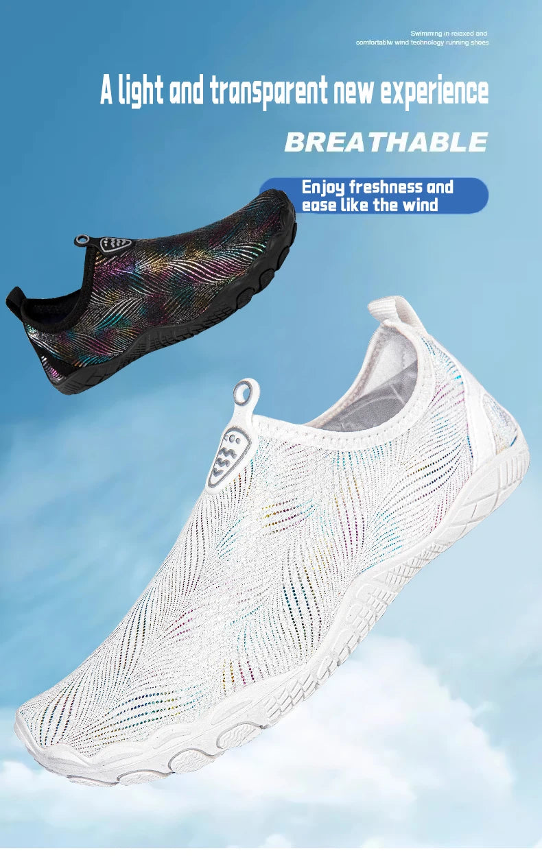 AeroWeave Quick-Dry Water Shoes - Lightweight Anti-Slip Wading Footwear for Beach, Surfing & Fishing    Your Coastal Marketplace | Shoreshopper.com