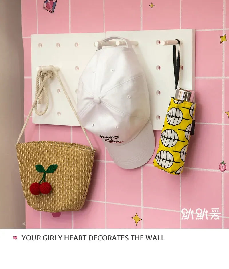 Home Decor Wall Shelves Decoration Hole Board Wall Storage Rack Storage Shelf Kitchen Bedroom Hanging Wall Shelves Wall Decor    Home Decor Supply | Online Retail | ShoreShopper.com