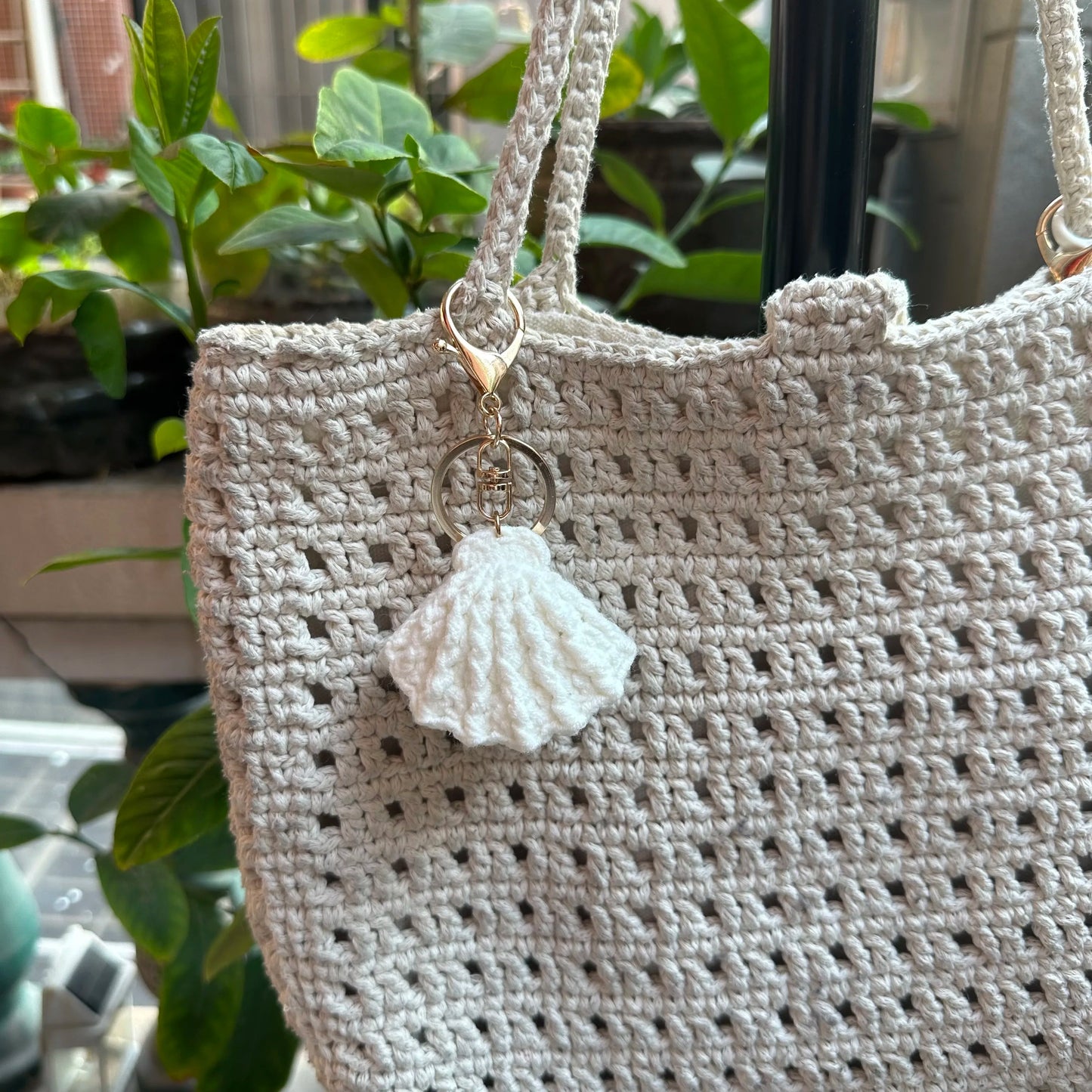 Finished Handmade Crochet Summer Beach Shells Starfish Accessories For Gift Decor,Knitted Wool Mini SeaShell Keyrings    Your Coastal Marketplace | Shoreshopper.com