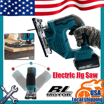 Fit Makita DJV182Z Cordless 18V Lithium Battery Rechargeable Electric Jig Saw Curve Saw Woodworking Cutting Multifunction Saw    Home Decor Supply | Online Retail | ShoreShopper.com