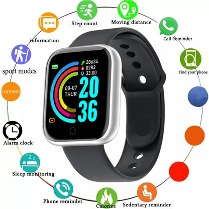 Smartwatch Men Women Wristwatches Smart Watch Message Fitness Monitor Bracelet Birthday Gift Electronic Clock For Android IOS    Home Decor Supply | Online Retail | ShoreShopper.com