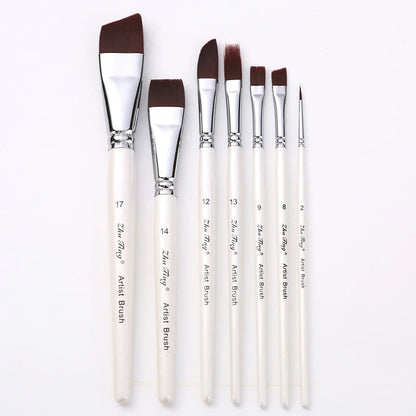 Body Pinting Face Body Art Paint Multifunctional Professional Paint Brushes Set Wooden Handle Nylon Brush Oil Painting Brushes    Home Decor Supply | Online Retail | ShoreShopper.com