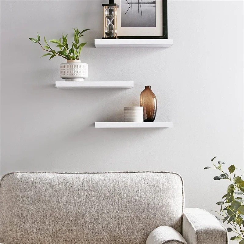 A69efloating Shelves For Wall,16In Wood Wall Shelf For Room Decor/Storage/Display,For Bedroom,Bathroom,Living Room,Kitchen    Home Decor Supply | Online Retail | ShoreShopper.com