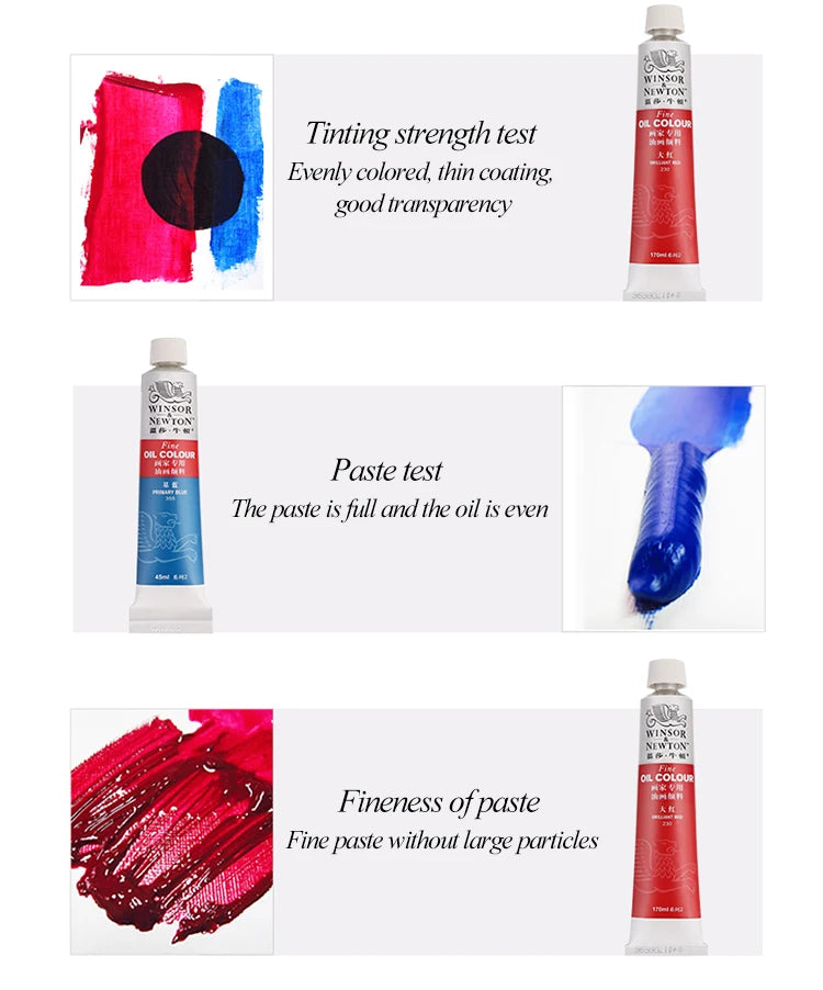 Winsor & Newton 12/18/24 Colors Professional Color Oil Paints 12ml Tube Painting Pigments With Brush And Palette Art Supplies    Home Decor Supply | Online Retail | ShoreShopper.com