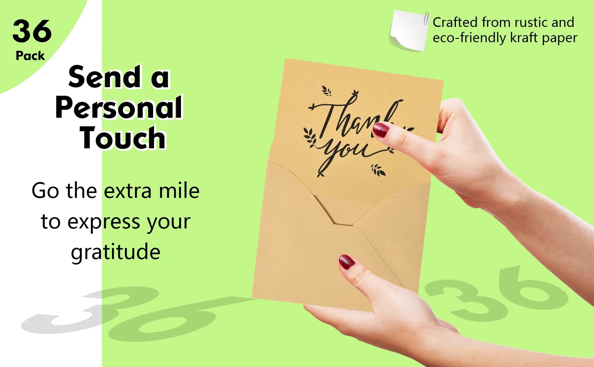 36-Pack Father's Day Thank You Dad Cards with Kraft Envelopes & Stickers, 3.9x5, 6 Designs for Business,Graduations&Memorials    Your Coastal Marketplace | Shoreshopper.com