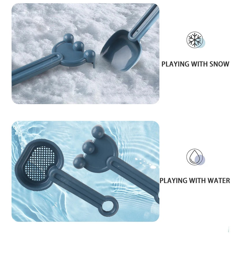9 pieces beach toys beach bucket set A bucket, filter, accessories for homemade ice cream Can make ice ball Beach travel to    Your Coastal Marketplace | Shoreshopper.com