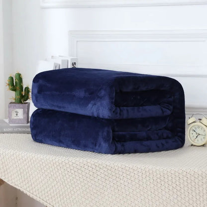 Fluffy Cloud Mink Fur Blanket Flannel Plush Comfortable Thickened and Warm Soft Sofa Throw Blanket  For Air-Conditioned Room    Your Coastal Marketplace | Shoreshopper.com
