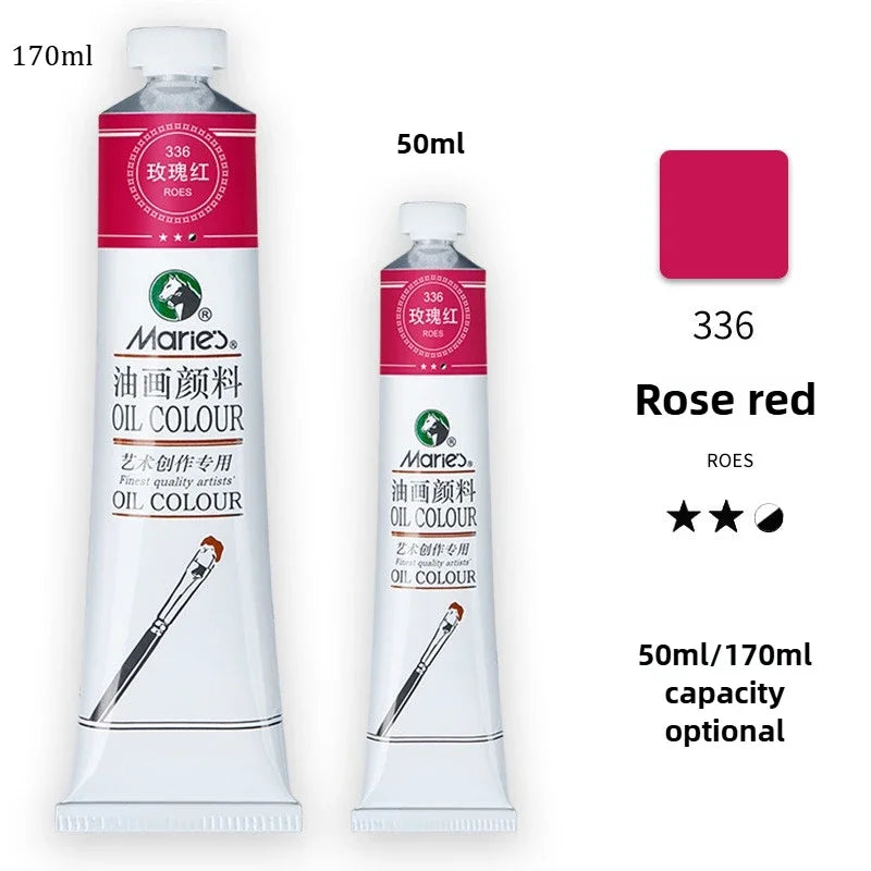 Marie's Oil Paint 170ML Oil Painting Art Creation Pigment Large Oil Paint Paint Single Commonly Used 24 Colors    Home Decor Supply | Online Retail | ShoreShopper.com