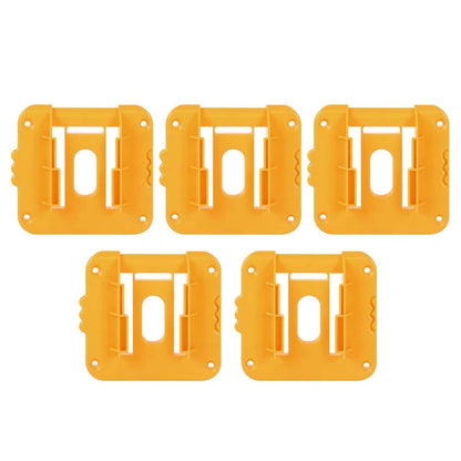 5/10PCS Battery Holder Stand for Dewalt 18V 20V Li-ion Battery,Wall Mount Battery Dock Storage Rack for Dewalt DCB182 DCB203 - ShoreCo.Shop