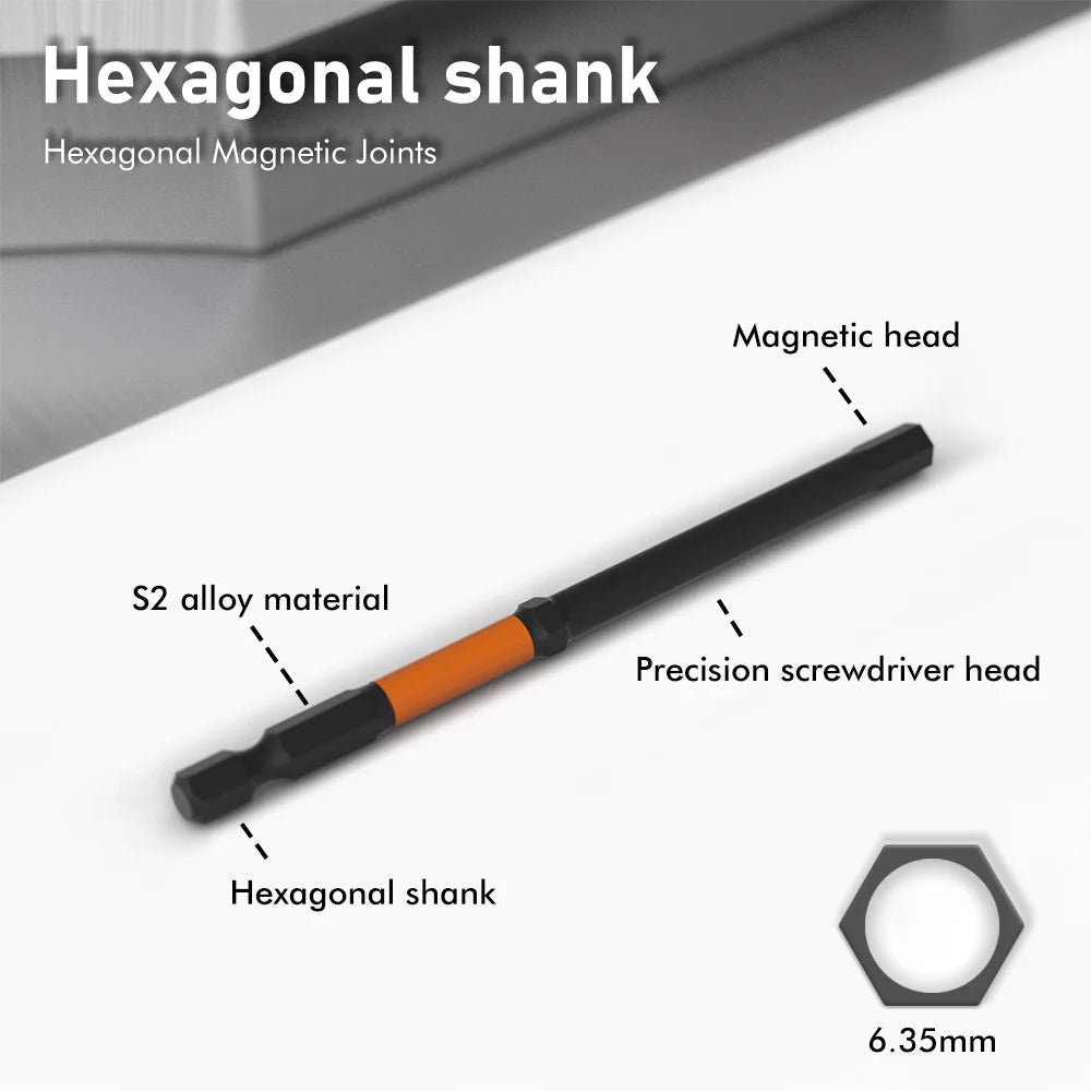 Impact Torx Bit Set-3/6 Inch  (T7-T40) & Impact Hex Head Allen Wrench Drill Bit Set-2/4 Inch  (H1.5-H8)  With CNC Machined Tips,    Home Decor Supply | Online Retail | ShoreShopper.com