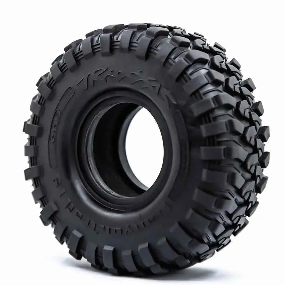 RC 120MM 1.9" Rubber Rocks Tires for 1:10 RC Rock Crawler Axial SCX10 Canyon Trail Trax TRX-4 TRX6 #8174