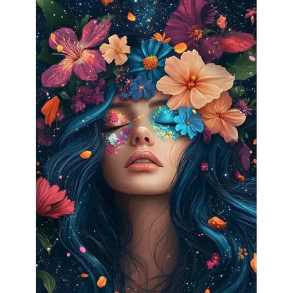Paint By Number Woman Drawing on Canvas HandPainted Art Gift DIY Pictures By Number Flower Girl Kits Home Decoration    Home Decor Supply | Online Retail | ShoreShopper.com