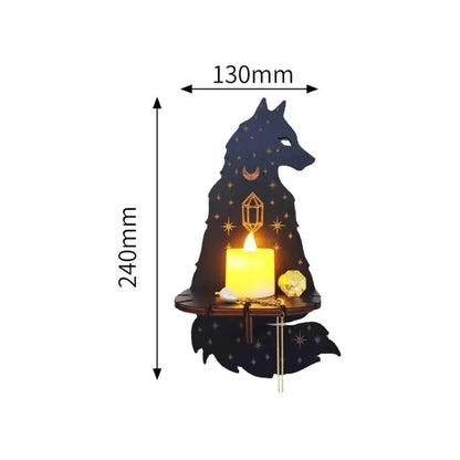 Wall Shelf Stone Wall Shelf Hand Wooden Display Stand Hanging Candle Holder Wall Decor Shelves  home decoration shelf decor    Home Decor Supply | Online Retail | ShoreShopper.com
