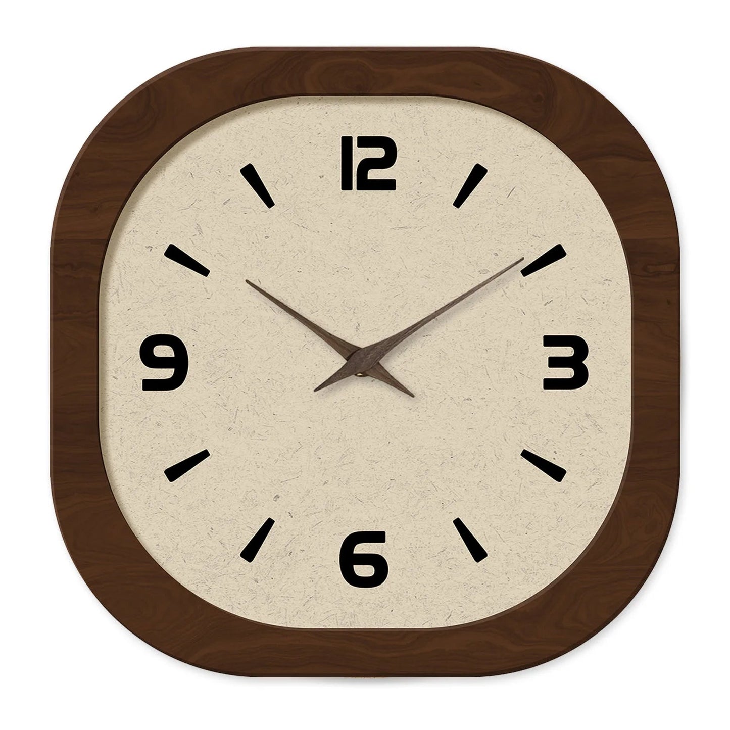 French-Style Retro Cream Crystal Porcelain Square-Shaped Simple Pattern Wooden Wall Clock for Living Room, Bedroom, Kitchen, Home Decoration, Silent Quartz Clock, Holiday Gift, 12 Inches, 14 Inches 16inch (Battery Not Include    Home Decor Supply | Online Retail | ShoreShopper.com
