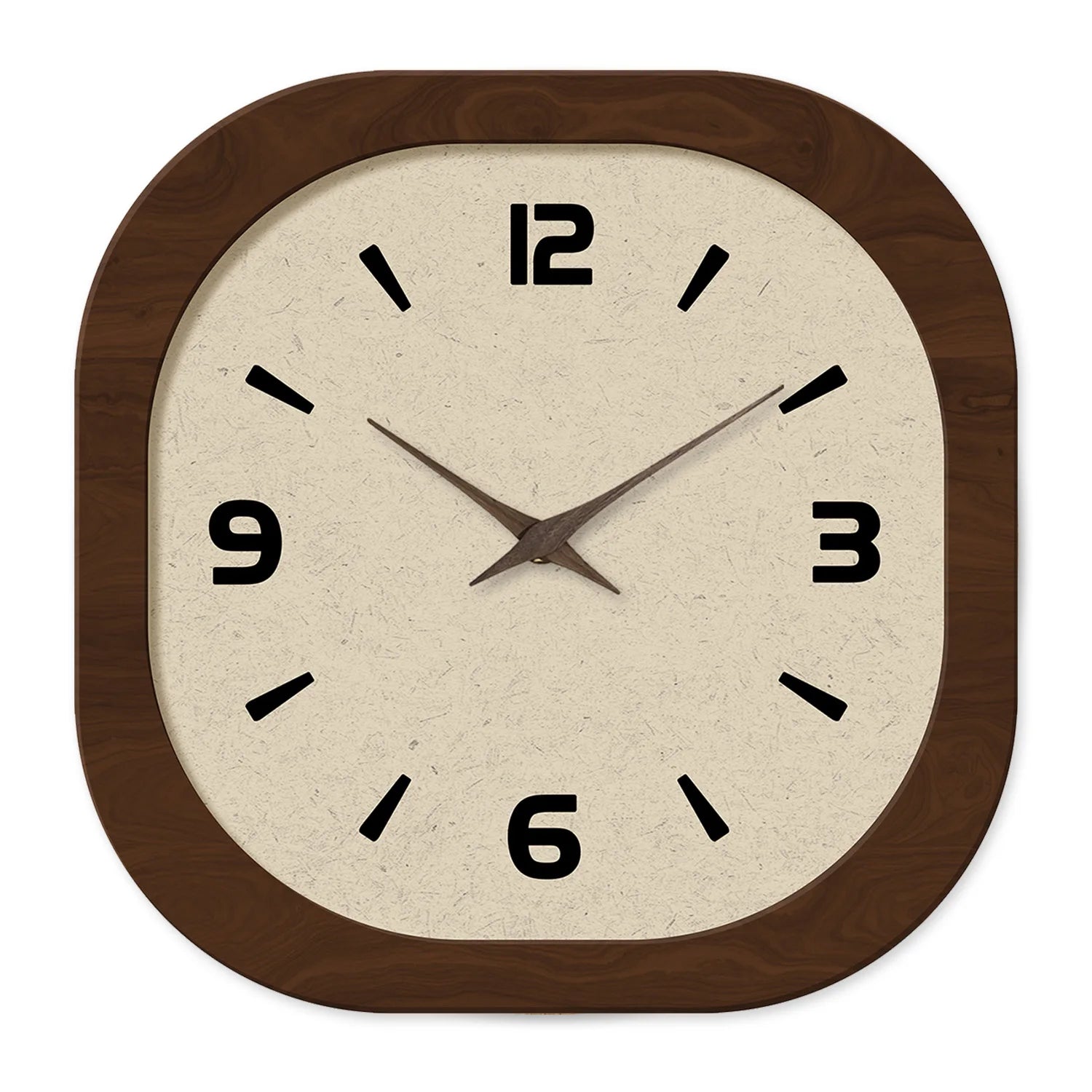 French-Style Retro Cream Crystal Porcelain Square-Shaped Simple Pattern Wooden Wall Clock for Living Room, Bedroom, Kitchen, Home Decoration, Silent Quartz Clock, Holiday Gift, 12 Inches, 14 Inches 16inch (Battery Not Include    Home Decor Supply | Online Retail | ShoreShopper.com