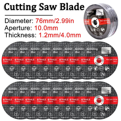 1-20PCS 76mm Saw Blade Electric Grinding Cutting Disc Rotary Tool Metal Cutter Power Wood Cutting Electric Grinder Accessories    Home Decor Supply | Online Retail | ShoreShopper.com