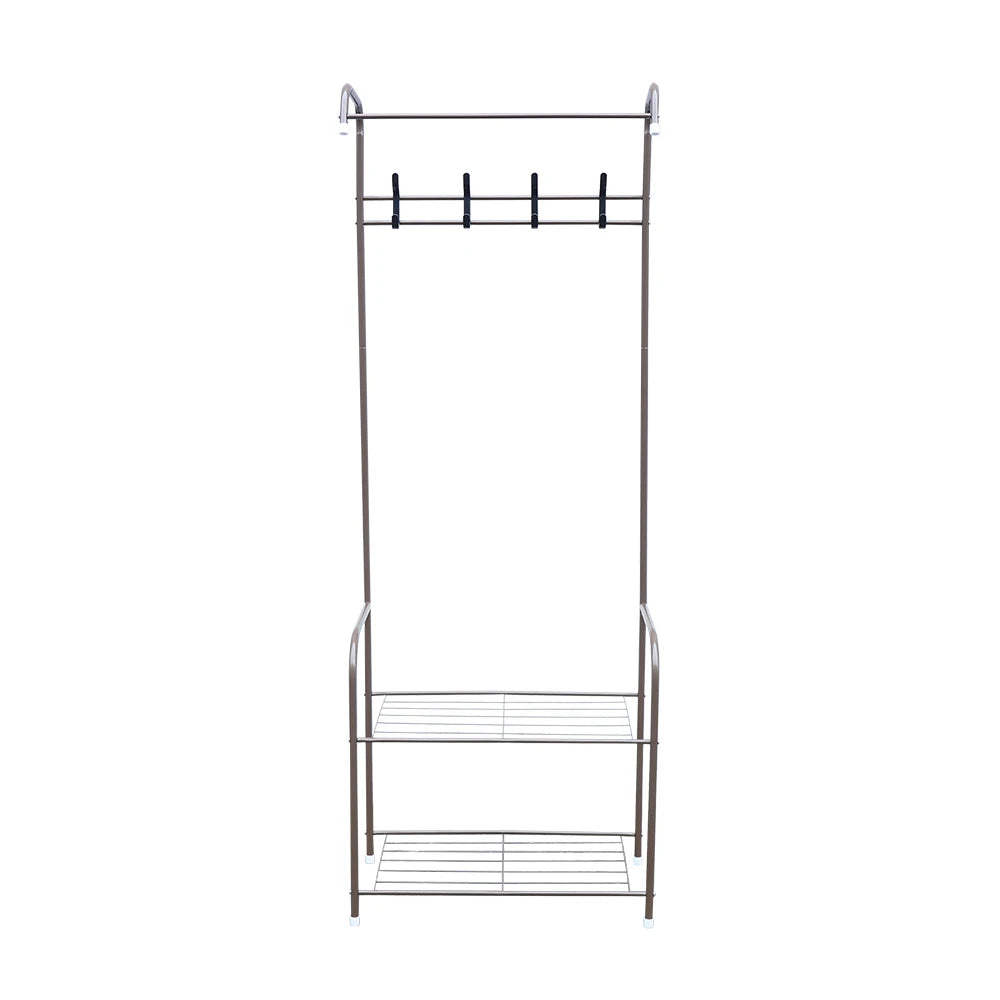 Independent Hanger Brown Metal Shoe Hanger 4 Hooks Clothes Rack Clothes Hangers Coat Hanger Stand Wardrobe Stand    Home Decor Supply | Online Retail | ShoreShopper.com