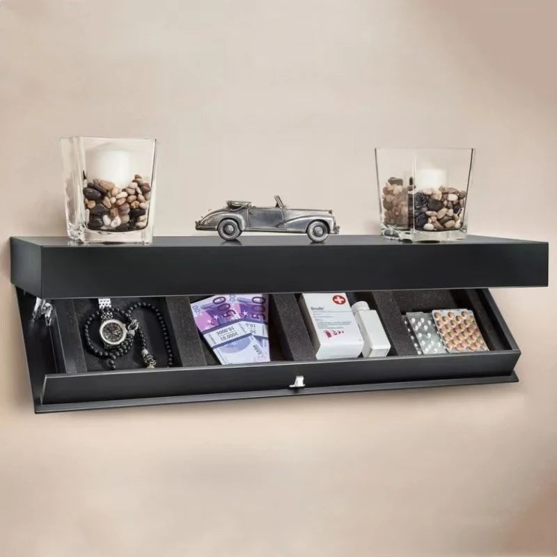 Solid Color Designer Shelf With Secret Compartment Concealed Floating Shelf Wall-Mounted Storage Solution Hidden Furniture    Home Decor Supply | Online Retail | ShoreShopper.com