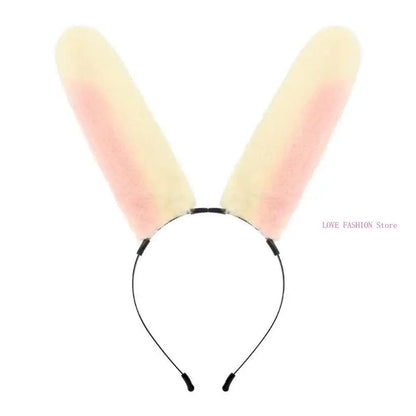 Girl Rabbits Headbands Furry Headwear Hairbands Fun Rabbit Ears Headwear Y166    Your Coastal Marketplace | Shoreshopper.com