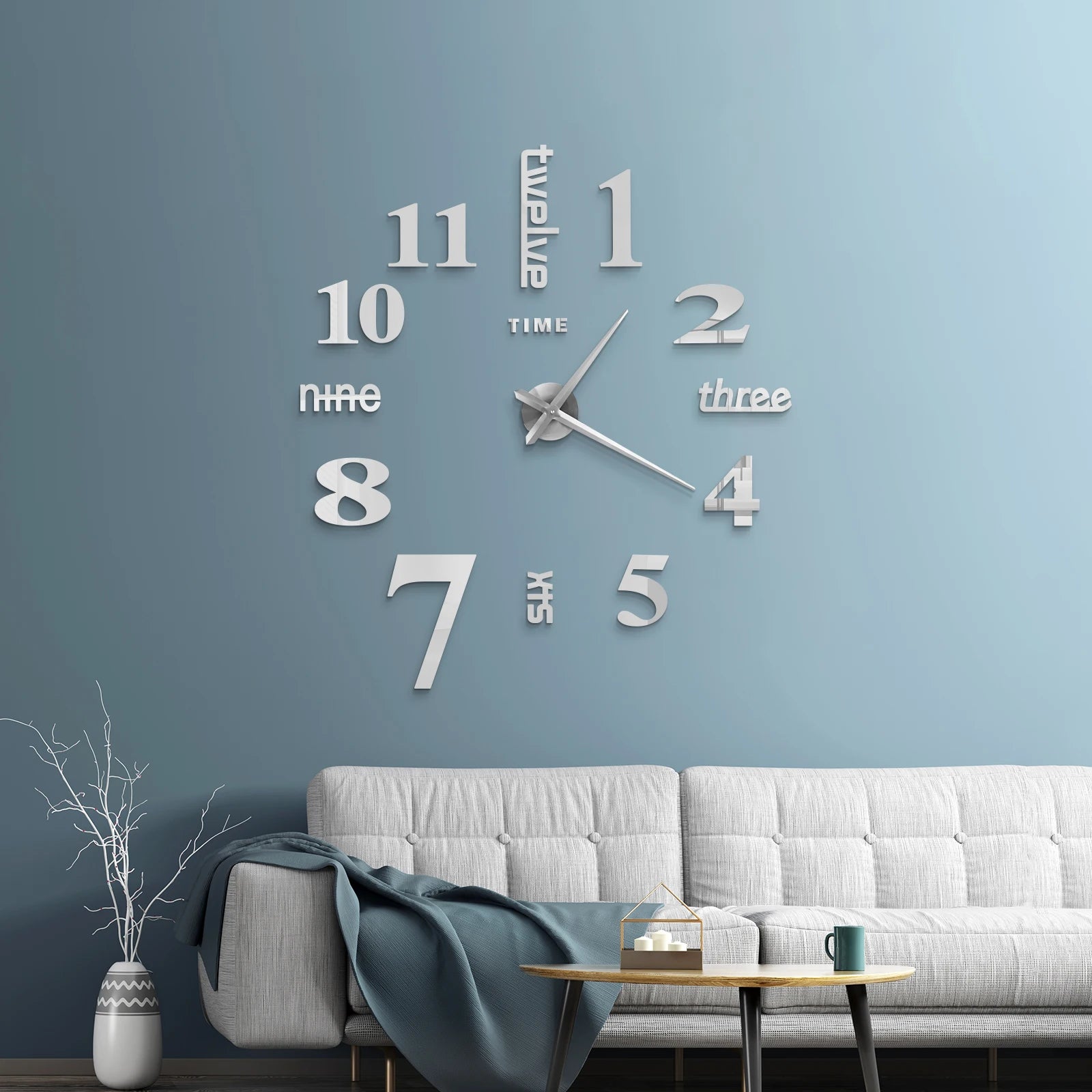 2D/3D Large Roman Numeral Acrylic Mirror Wall Clock Sticker Fashion DIY Quartz Clocks Watch Home Decoration Living Room Stickers    Home Decor Supply | Online Retail | ShoreShopper.com