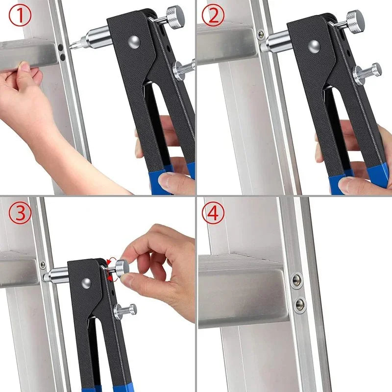 86pcs Heavy Duty Blind Rivet Nut Kit Set Riveter Tool Rivet Nut Gun Thread Hand Riveter Rivet Gun Threaded Insert Tool    Home Decor Supply | Online Retail | ShoreShopper.com
