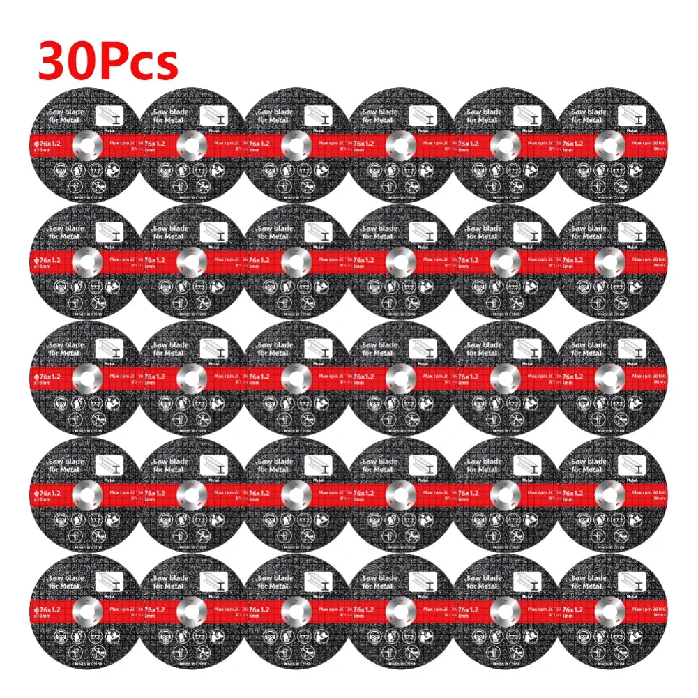 1-30PCS 76mm Metal Cutting Discs Sanding Grinding Cut Off Circle Wheels Saw Blades Discs for Electric Angle Grinder Accessories    Home Decor Supply | Online Retail | ShoreShopper.com